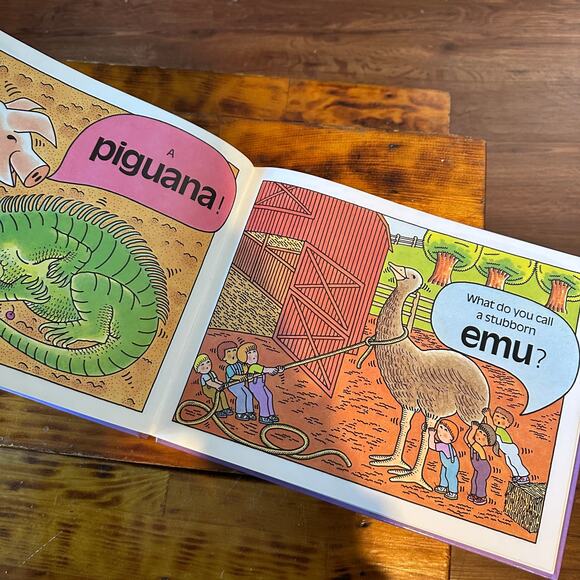 Vintage 1992 Zoodles (Zoo Riddles) Hardcover Book - Picture 5 of 10